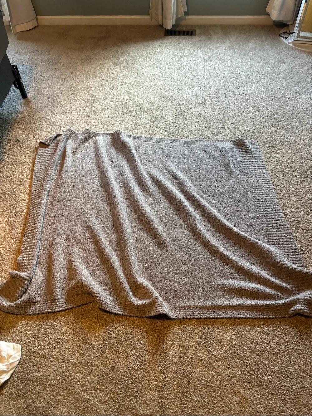 Barefoot dreams blanket CozyChic gray